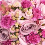 "Szeretettel" - rózsaszín szív alakú virágdoboz