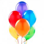 Balloons in mixed colors