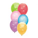 "Happy Birthday" léggömbök vegyes színekben