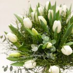 Fehér tulipáncsokor