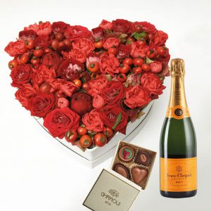 Sparkling heart gift package
